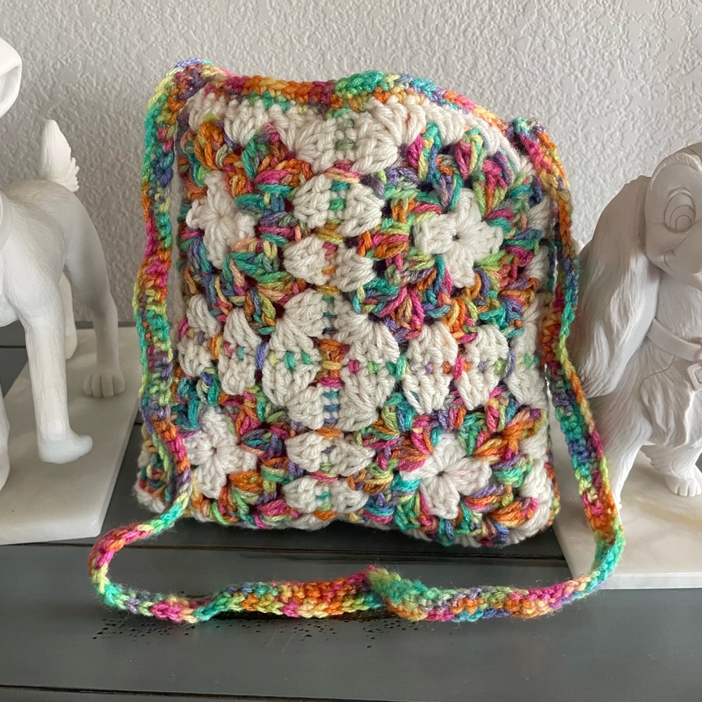 Colorful Crochet Women Bag
